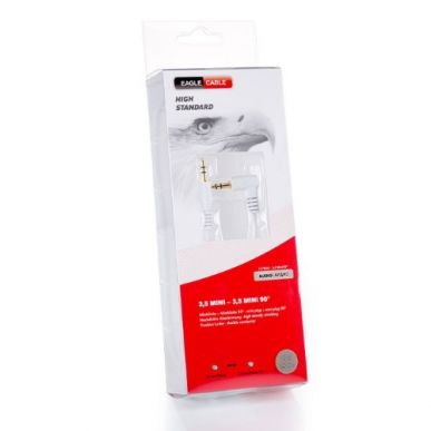 Кабель jack 3.5 мм Eagle Cable High Standard Mini(m)-Mini90(m) 0,8 м